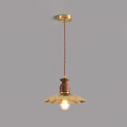 Brass Crest Pendant Light-DWHOME