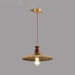 Brass Crest Pendant Light.