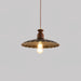 Brass Crest Pendant Light.