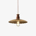 Brass Crest Pendant Light.