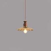 Brass Crest Pendant Light-DWHOME