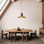 Brass Crest Pendant Light-DWHOME