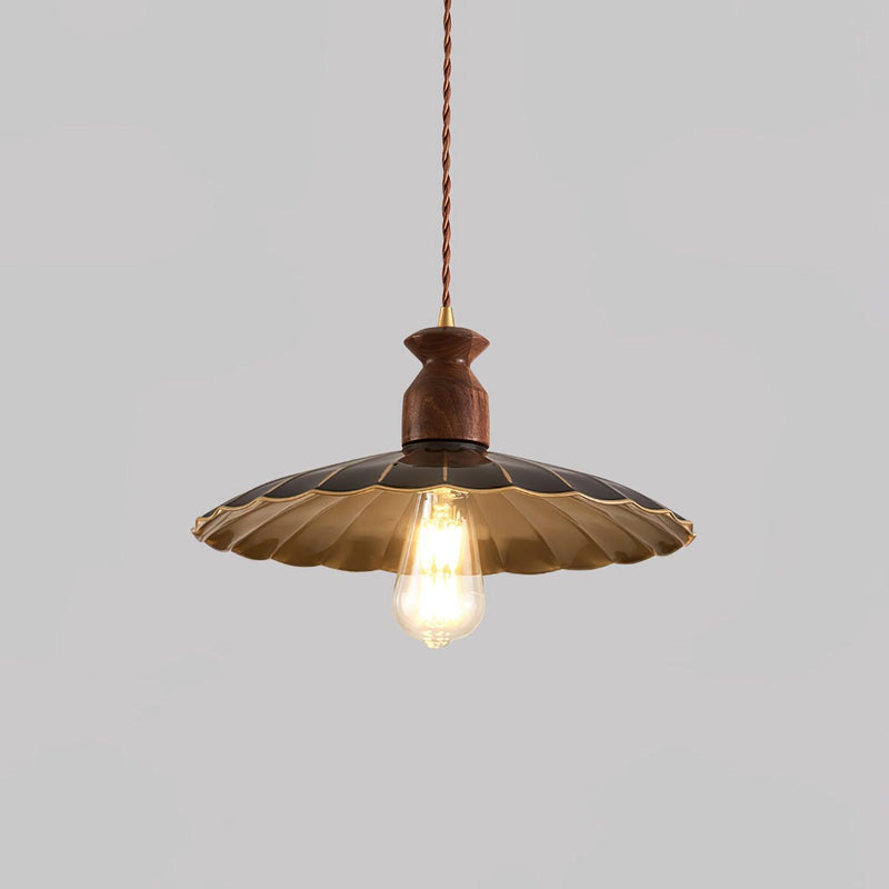 Brass Crest Pendant Light-DWHOME