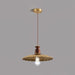 Brass Crest Pendant Light.