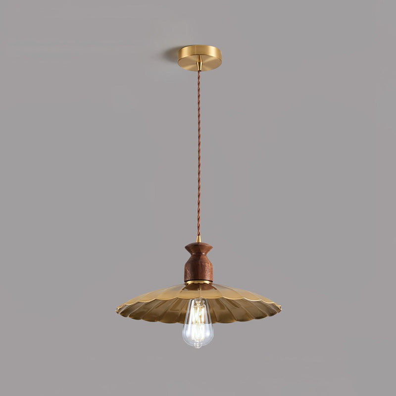 Brass Crest Pendant Light-DWHOME