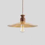 Brass Crest Pendant Light-DWHOME