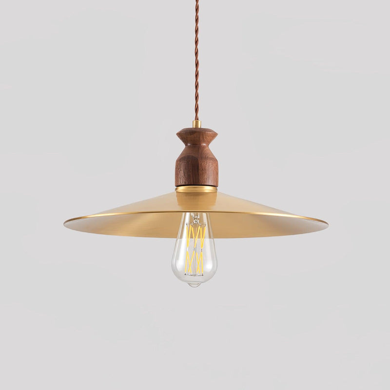Brass Crest Pendant Light-DWHOME