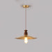 Brass Crest Pendant Light.