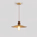 Brass Crest Pendant Light.