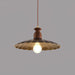 Brass Crest Pendant Light.