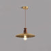 Brass Crest Pendant Light.