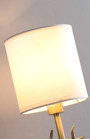 Brass Deer Head Wall Light-DWHOME