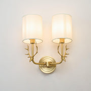 Brass Deer Head Wall Light-DWHOME