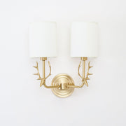 Brass Deer Head Wall Light-DWHOME