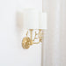Brass Deer Head Wall Light-DWHOME