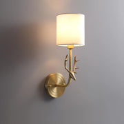 Brass Deer Head Wall Light-DWHOME