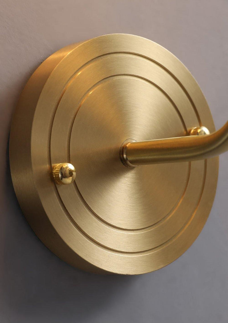 Brass Deer Head Wall Light-DWHOME