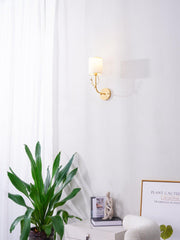 Brass Deer Head Wall Light-DWHOME