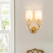 Brass Deer Head Wall Light-DWHOME