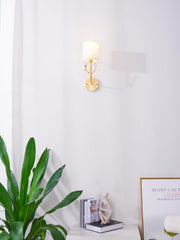 Brass Deer Head Wall Light-DWHOME