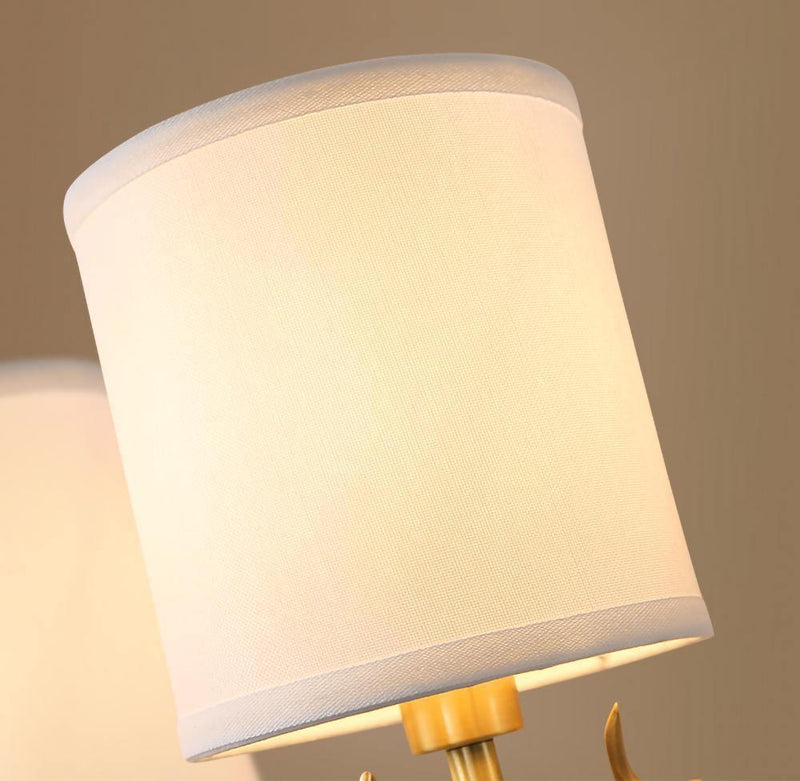 Brass Deer Head Wall Light-DWHOME
