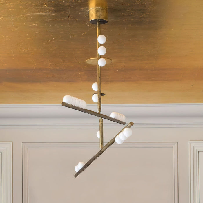 Brass Drop System Chandelier-DWHOME