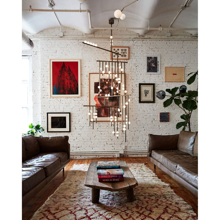 Brass Drop System Chandelier-DWHOME
