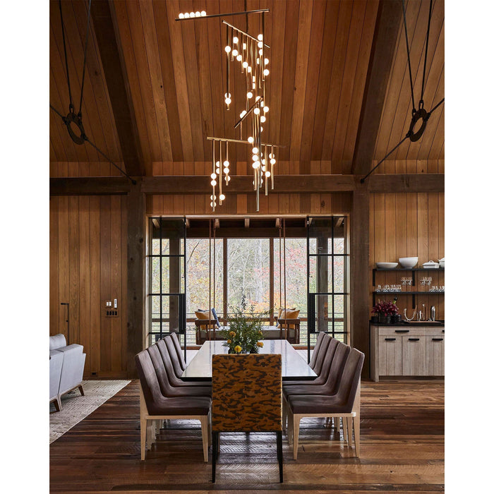 Brass Drop System Chandelier-DWHOME