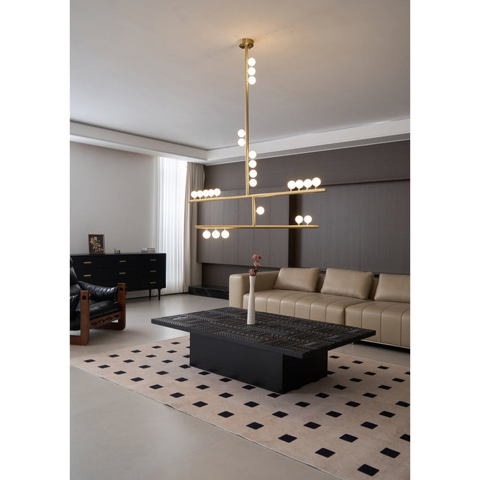 Brass Drop System Chandelier-DWHOME