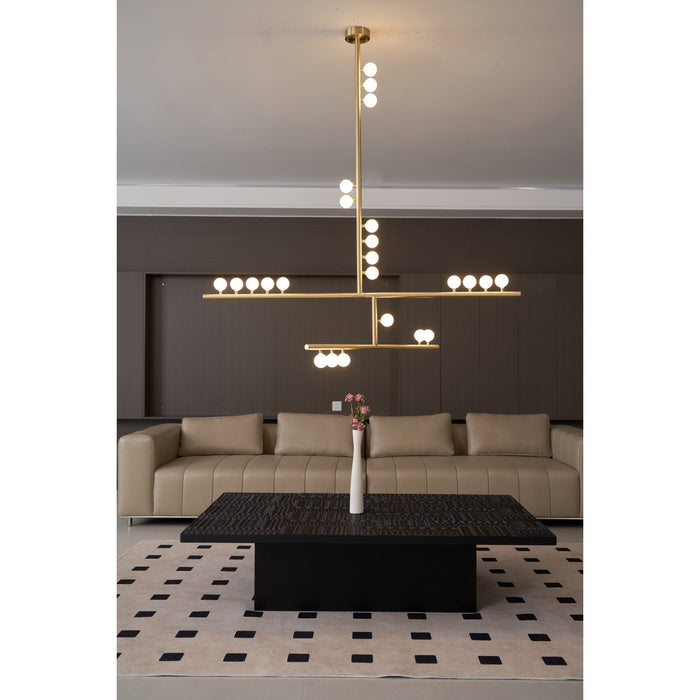 Brass Drop System Chandelier-DWHOME