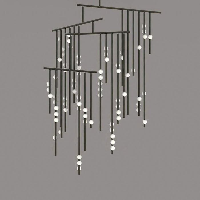 Brass Drop System Chandelier-DWHOME