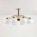 Persimmon Glass Globe Chandelier - DWHOME