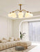 Persimmon Glass Globe Chandelier - DWHOME