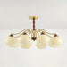 Persimmon Glass Globe Chandelier - DWHOME