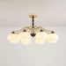 Persimmon Glass Globe Chandelier - DWHOME