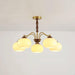 Persimmon Glass Globe Chandelier - DWHOME