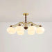 Persimmon Glass Globe Chandelier - DWHOME