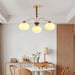 Persimmon Glass Globe Chandelier - DWHOME