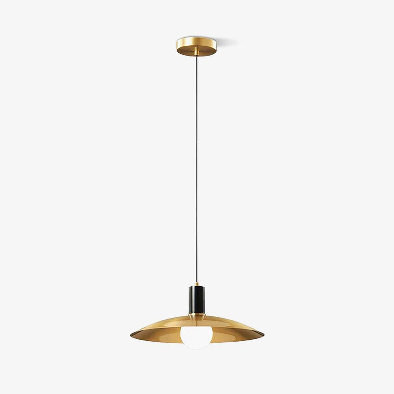 Brass Flared Pendant Lamp-DWHOME