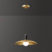 Brass Flared Pendant Lamp-DWHOME