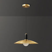 Brass Flared Pendant Lamp-DWHOME