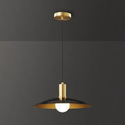 Brass Flared Pendant Lamp-DWHOME