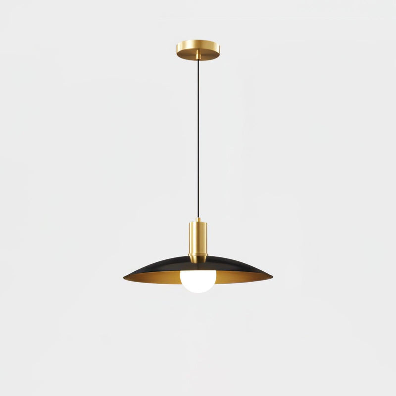 Brass Flared Pendant Lamp-DWHOME