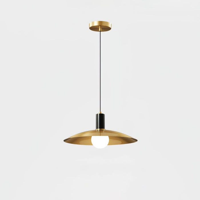 Brass Flared Pendant Lamp-DWHOME