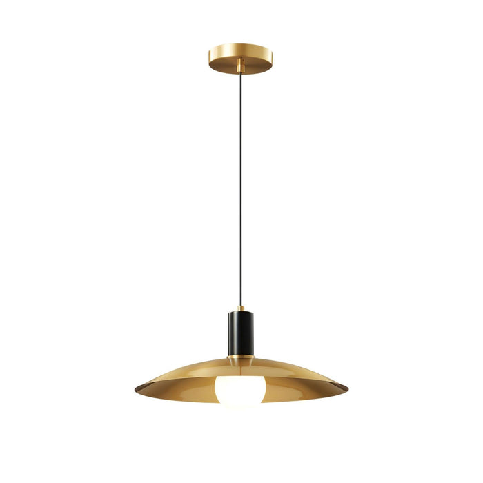 Brass Flared Pendant Lamp-DWHOME