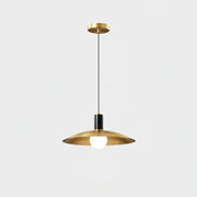 Brass Flared Pendant Lamp-DWHOME