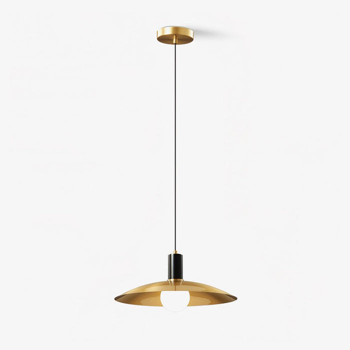 Brass Flared Pendant Lamp-DWHOME