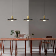 Brass Flared Pendant Lamp-DWHOME