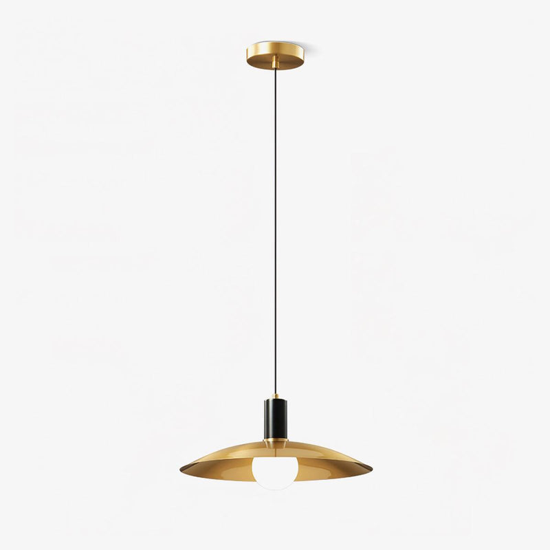 Brass Flared Pendant Lamp-DWHOME