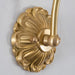 Brass Floral Glass Sconce.